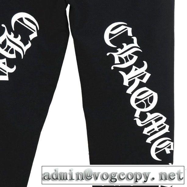 【2019年】夏のファッション CHROME HEARTS キレイめ感が強いスエットパンツ伸縮性に優れているクロムハーツ