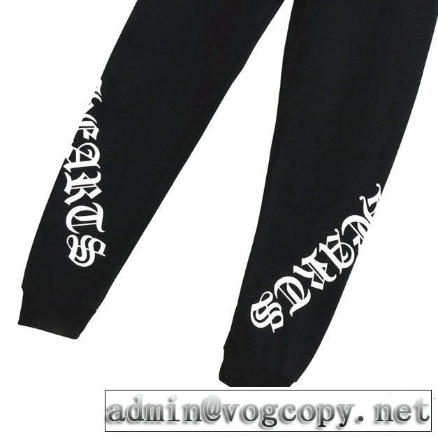 【2019年】夏のファッション CHROME HEARTS キレイめ感が強いスエットパンツ伸縮性に優れているクロムハーツ