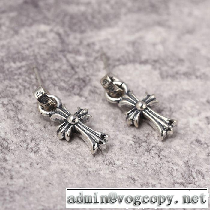 ピアス 多色可選 魅力的な今年らしい クロムハーツ CHROME HEARTS 切りっぱなしデザイン