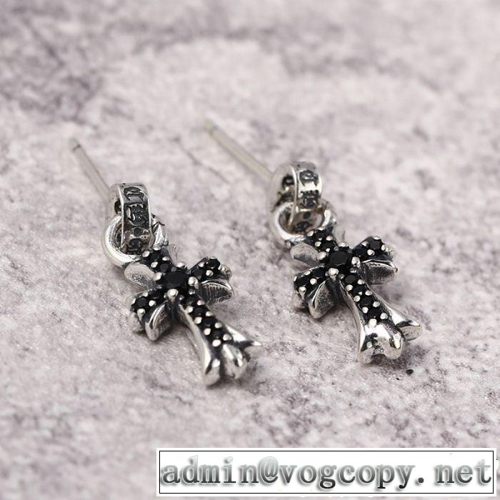 ピアス 多色可選 魅力的な今年らしい クロムハーツ CHROME HEARTS 切りっぱなしデザイン