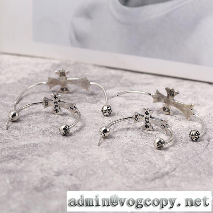ピアス ブラッシュアップして華やかに クロムハーツ品のよさを感じさ CHROME HEARTS きちんと感が抜群