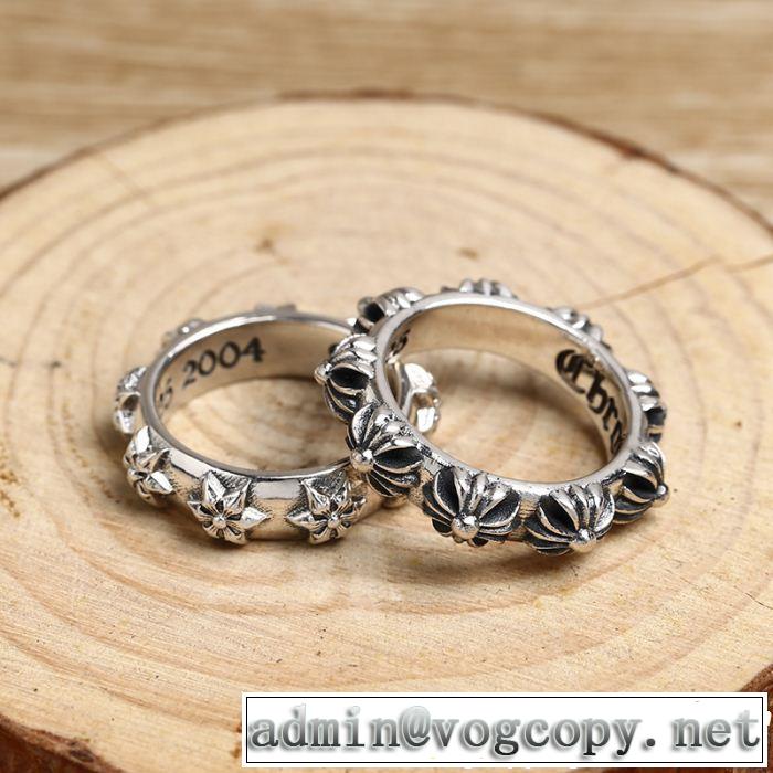 風通しの良いフレア  リング/指輪 クロムハーツ 2色可選 オシャレな印象に CHROME HEARTS 