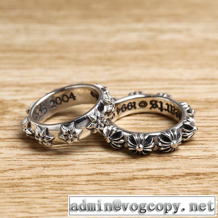 風通しの良いフレア  リング/指輪 クロムハーツ 2色可選 オシャレな印象に CHROME HEARTS