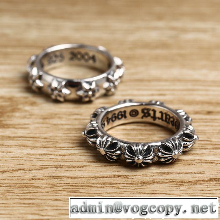 風通しの良いフレア  リング/指輪 クロムハーツ 2色可選 オシャレな印象に CHROME HEARTS