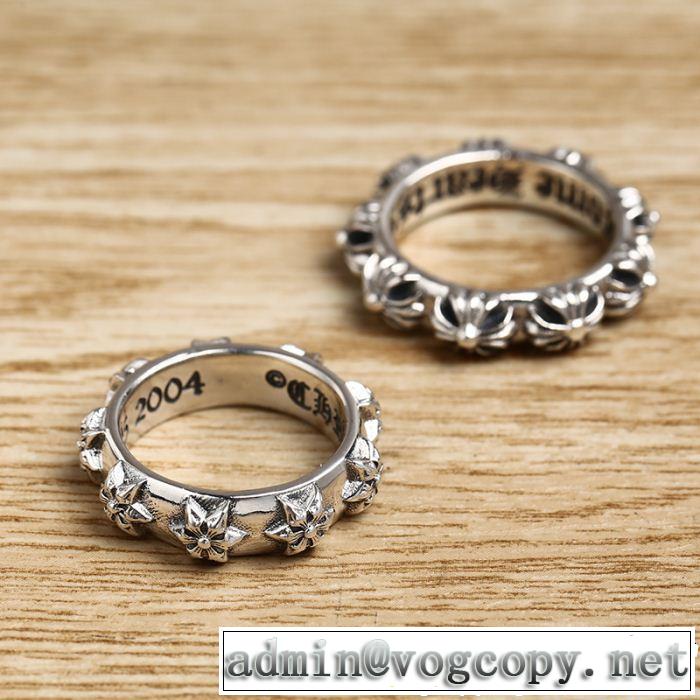 風通しの良いフレア  リング/指輪 クロムハーツ 2色可選 オシャレな印象に CHROME HEARTS