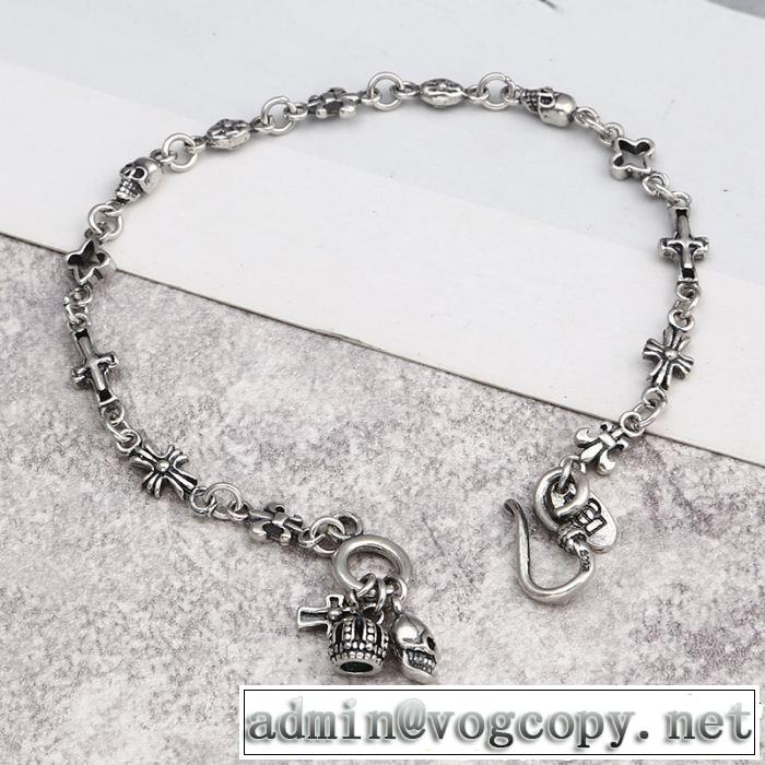 クロムハーツ CHROME HEARTS ブラッシュアップして華やかに ブレスレット  品のよさを感じさ