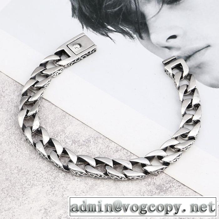 CHROME HEARTS トップスをインするスタイル ブレスレット クロムハーツ 肌触りの良いサラりと