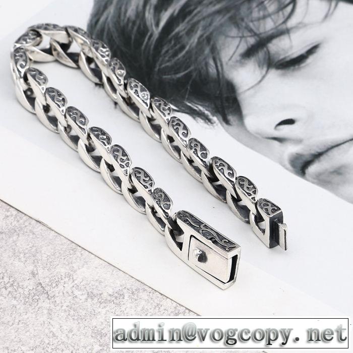 CHROME HEARTS トップスをインするスタイル ブレスレット クロムハーツ 肌触りの良いサラりと