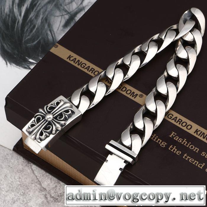 クロムハーツ 今年流大人っぽさ ブレスレット  スタイルアップ効果  CHROME HEARTS