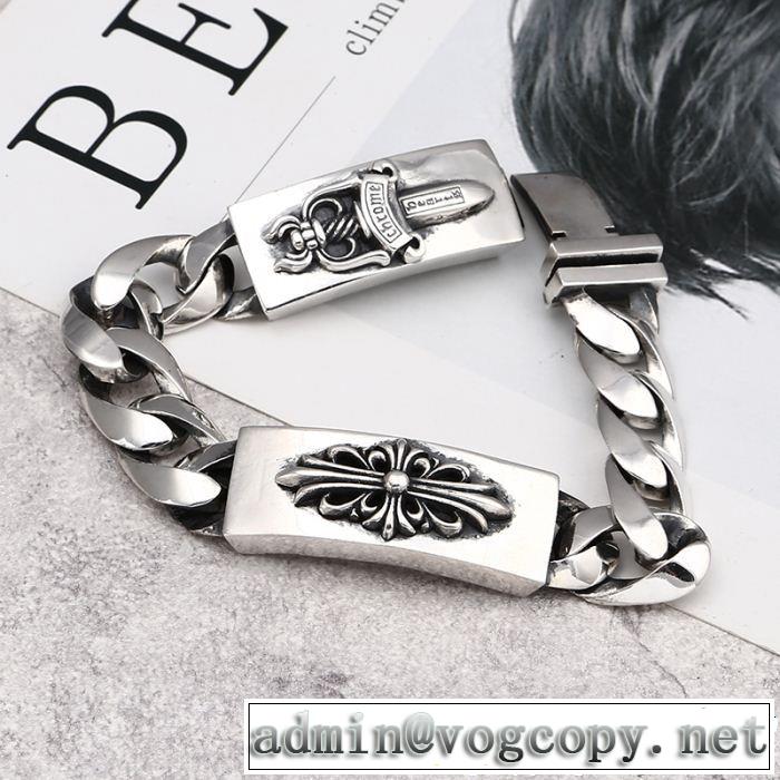 派手すぎず クロムハーツ  CHROME HEARTS 今年の夏は着こなしブレスレット 特に注目したい
