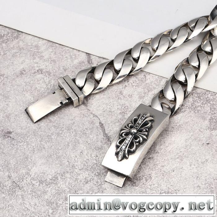 2019春夏も引き続きトレンド ブレスレット クロムハーツ 透け感優しい CHROME HEARTS 大人っぽく仕上げ