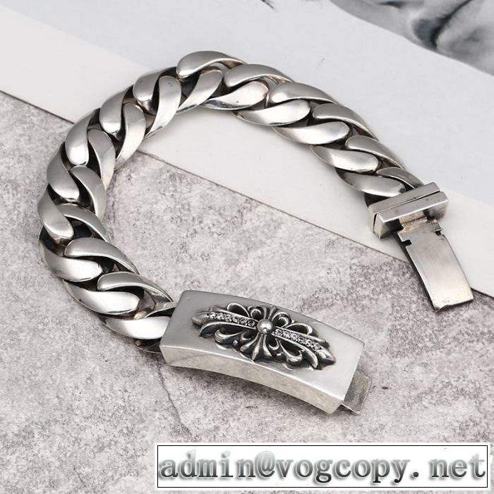 2019春夏も引き続きトレンド ブレスレット クロムハーツ 透け感優しい CHROME HEARTS 大人っぽく仕上げ