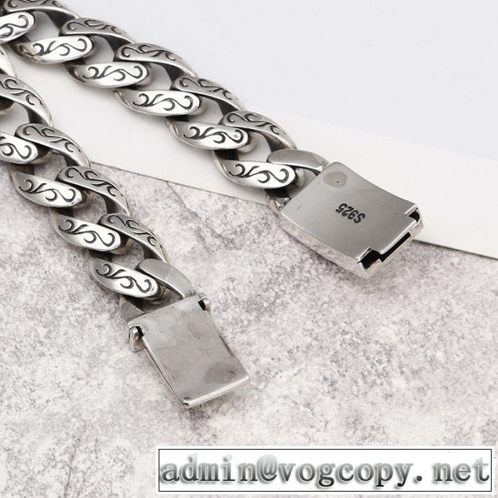 抜け感スゴイ クロムハーツ  CHROME HEARTS ブレスレット  今っぽいトレンド