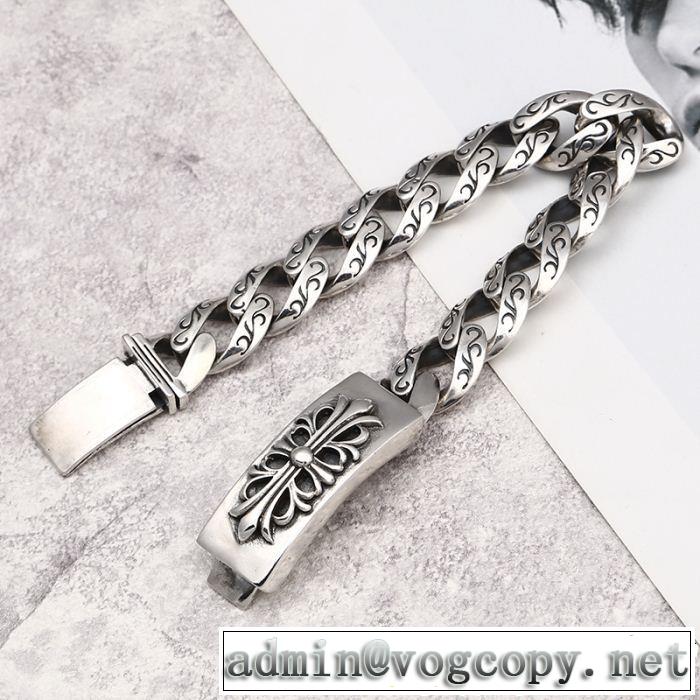 CHROME HEARTS 好印象な上品スタイル ブレスレット クロムハーツ  爽やかすぎない大人の印象に