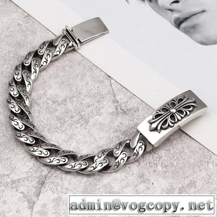 CHROME HEARTS 好印象な上品スタイル ブレスレット クロムハーツ  爽やかすぎない大人の印象に
