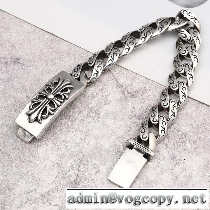 CHROME HEARTS 好印象な上品スタイル ブレスレット クロムハーツ  爽やかすぎない大人の印象に