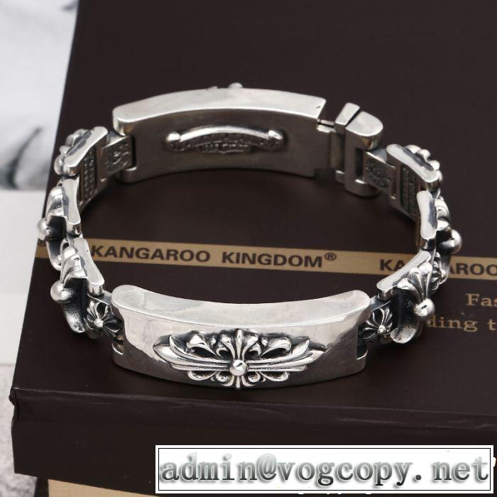  クロムハーツ 今旬のシルエットバランス CHROME HEARTS ちょっと大人の印象 ブレスレット 