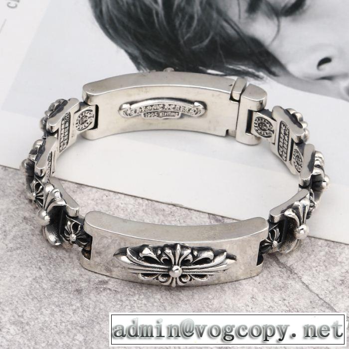 クロムハーツ 今旬のシルエットバランス CHROME HEARTS ちょっと大人の印象 ブレスレット