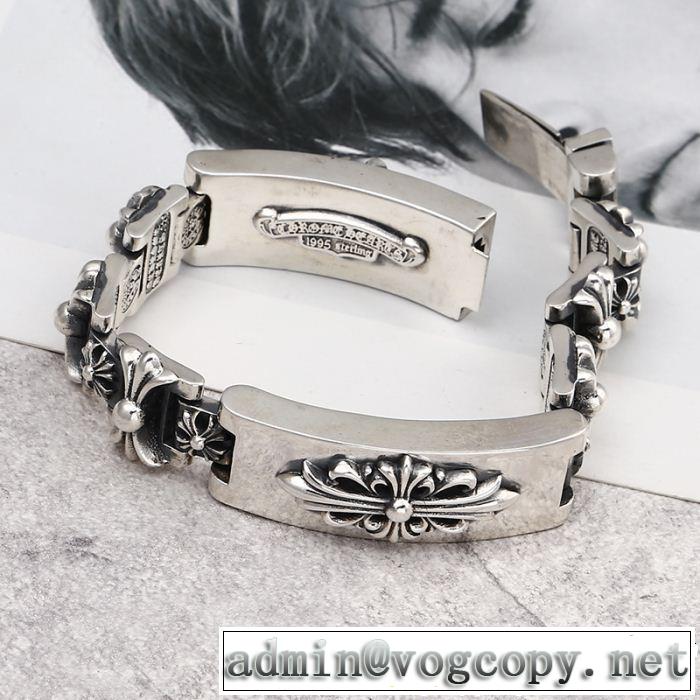 クロムハーツ 今旬のシルエットバランス CHROME HEARTS ちょっと大人の印象 ブレスレット