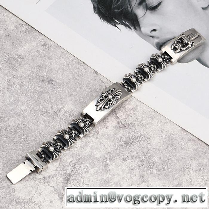 クロムハーツ 今旬のシルエットバランス CHROME HEARTS ちょっと大人の印象 ブレスレット