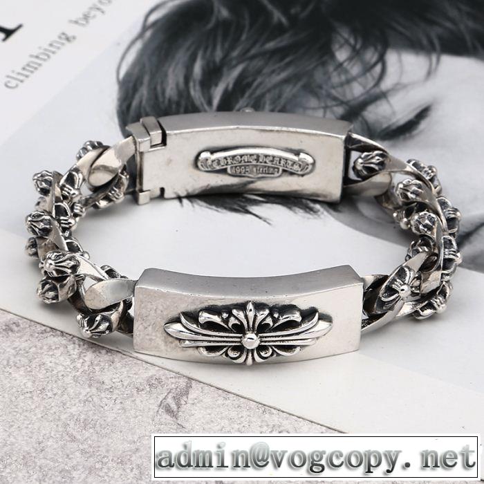 スタイルアップ上品 ブレスレット 気持ちいい真夏日にぴったり クロムハーツ  CHROME HEARTS