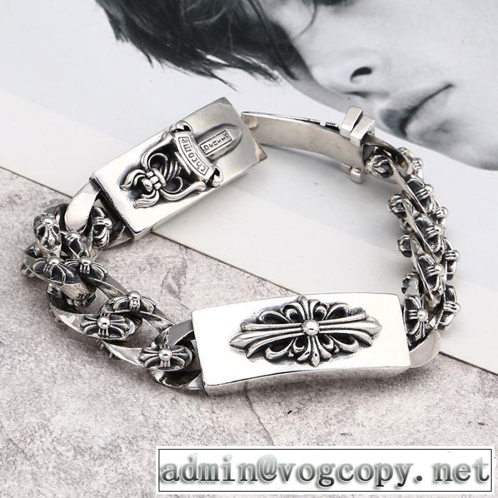 スタイルアップ上品 ブレスレット 気持ちいい真夏日にぴったり クロムハーツ  CHROME HEARTS