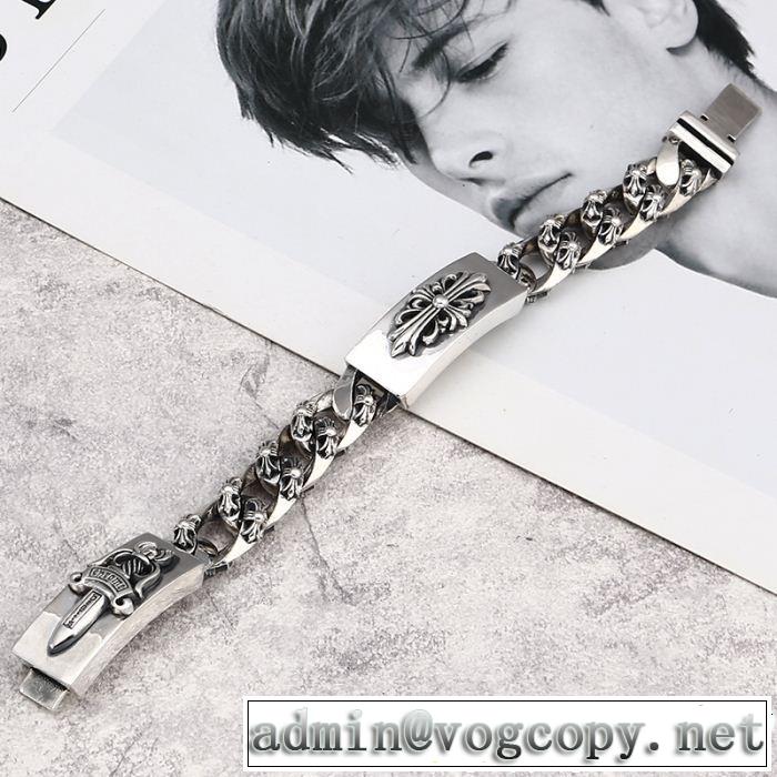 スタイルアップ上品 ブレスレット 気持ちいい真夏日にぴったり クロムハーツ  CHROME HEARTS