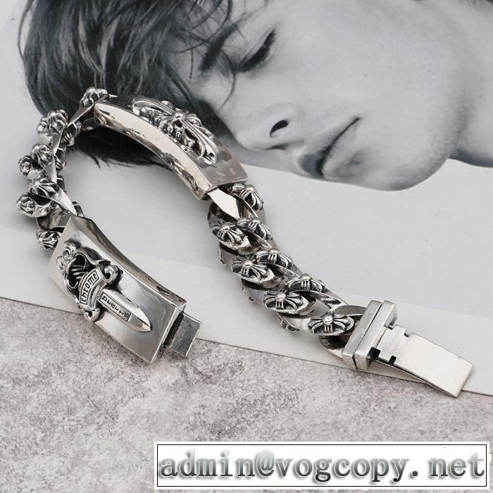 きれいめ派に上質 クロムハーツ  CHROME HEARTS 透け感新作がイチ推し ブレスレット
