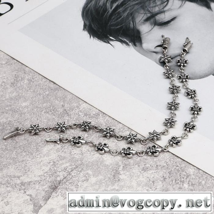 知的な雰囲気夏着物  クロムハーツ おすすめ大人かわいい着こなし CHROME HEARTS ブレスレット