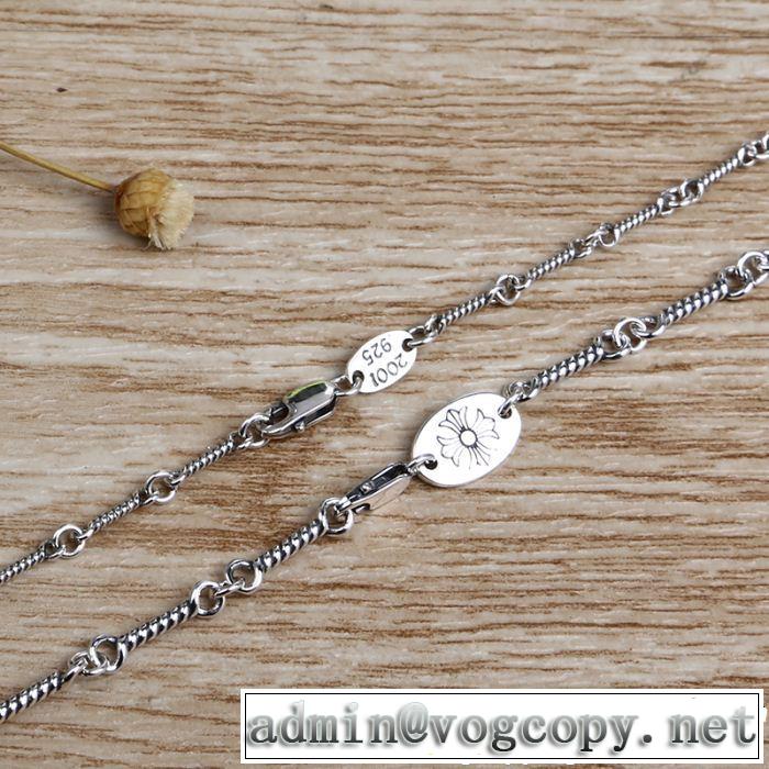 甘過ぎず大人な印象に ネックレス 知的な雰囲気夏着物 クロムハーツ CHROME HEARTS