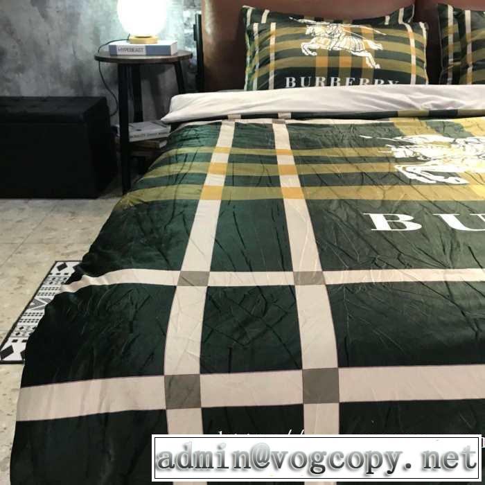 大胆なチェックの人気トレンド 寝具4点セット バーバリー2019-20秋冬取り入れやすい  BURBERRY
