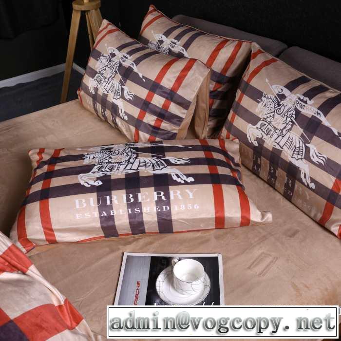 2019トレンドカラー秋冬セールバーバリー BURBERRY  寝具4点セット更にトレンドが急上昇中