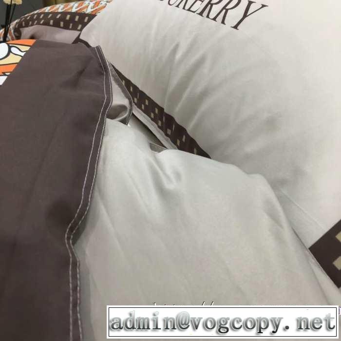 バーバリー BURBERRY 最速2019秋冬トレンドブランド 秋冬コーデと相性がいい  寝具4点セット