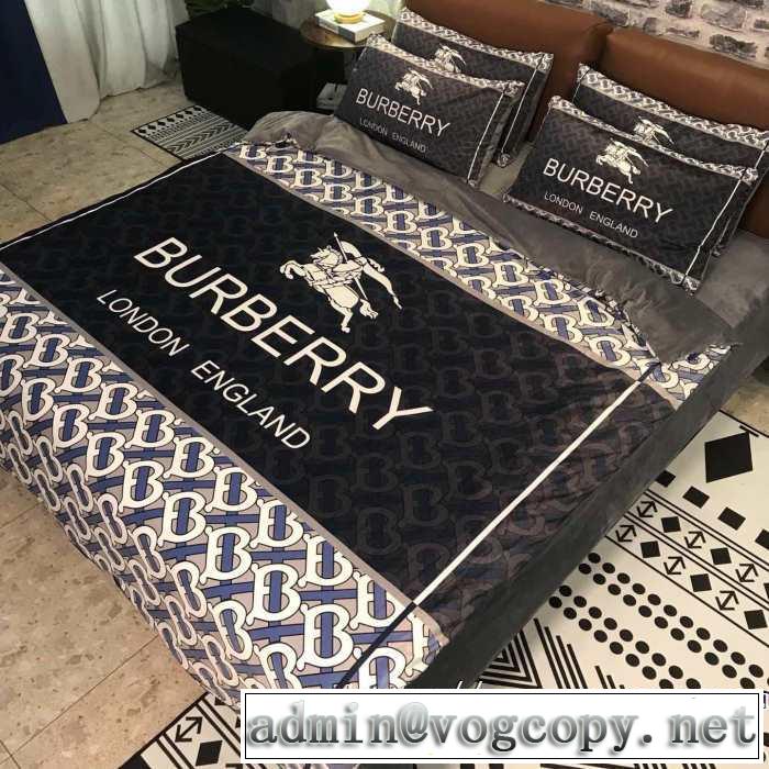 おしゃれ度アップ秋冬コレクション BURBERRY  寝具4点セット バーバリー2019秋冬最重要アイテム