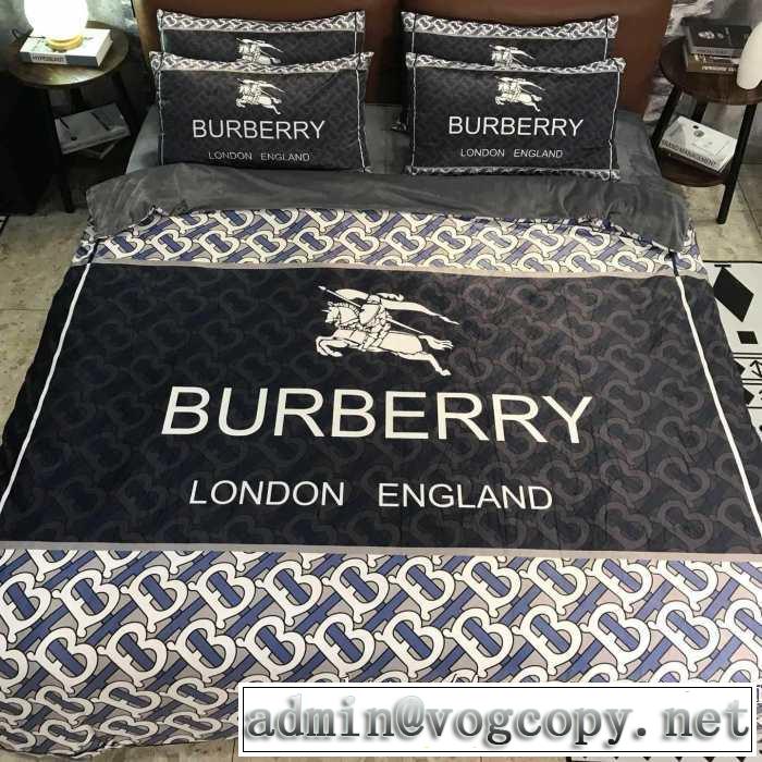 おしゃれ度アップ秋冬コレクション BURBERRY  寝具4点セット バーバリー2019秋冬最重要アイテム