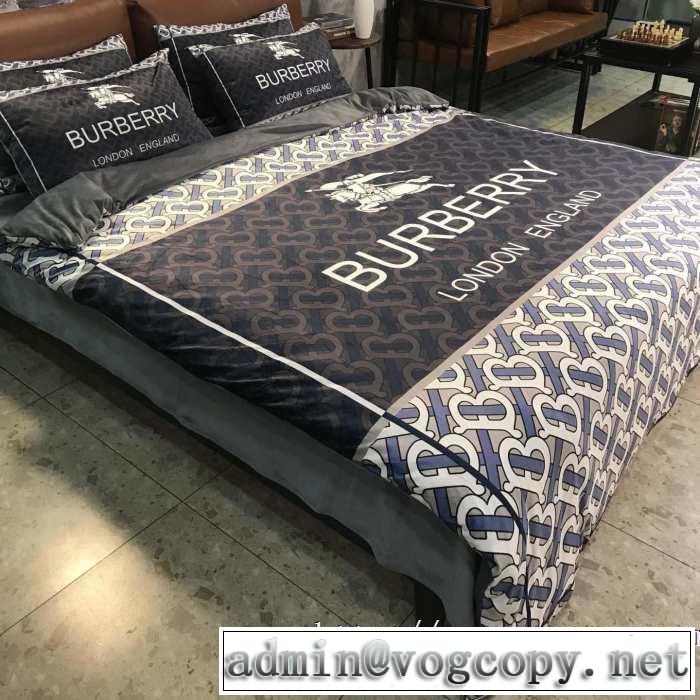 おしゃれ度アップ秋冬コレクション BURBERRY  寝具4点セット バーバリー2019秋冬最重要アイテム