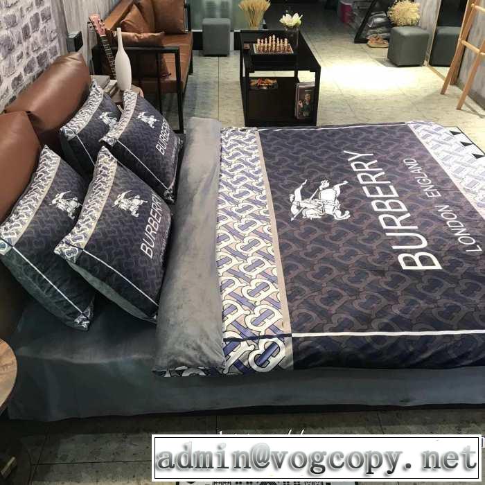 おしゃれ度アップ秋冬コレクション BURBERRY  寝具4点セット バーバリー2019秋冬最重要アイテム