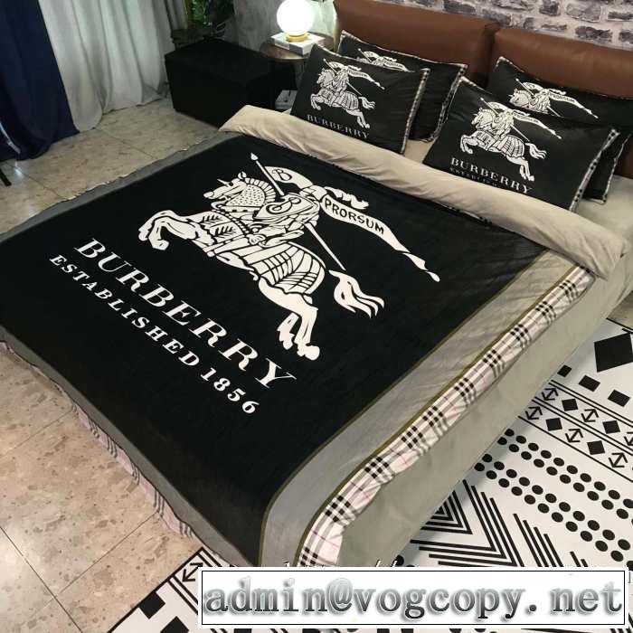 おしゃれ度アップ秋冬コレクション BURBERRY  寝具4点セット バーバリー2019秋冬最重要アイテム