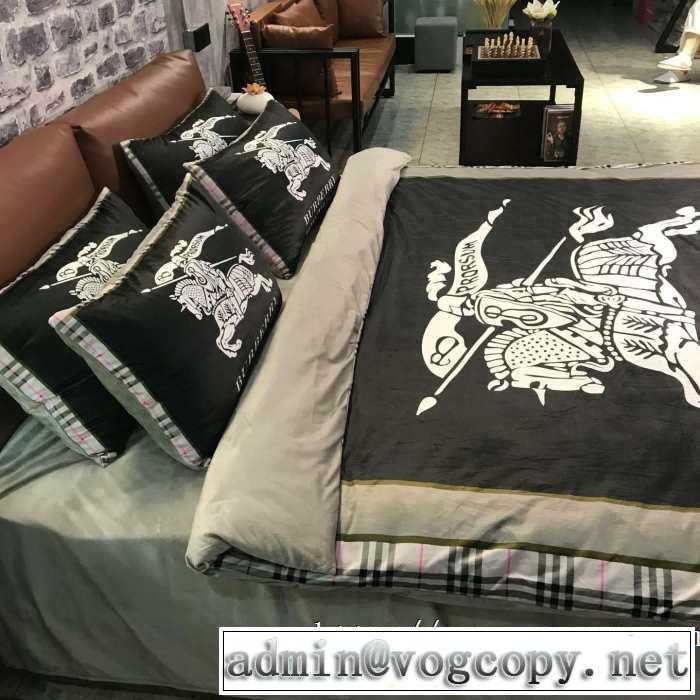 おしゃれ度アップ秋冬コレクション BURBERRY  寝具4点セット バーバリー2019秋冬最重要アイテム