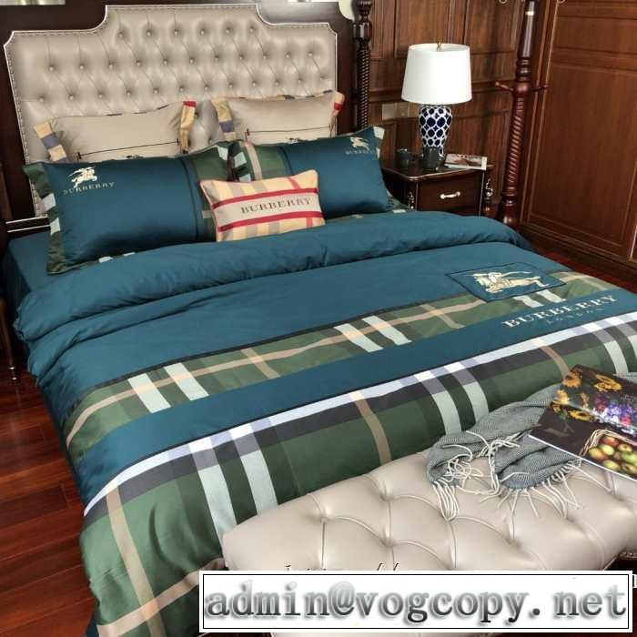 今から取り入れられるトレンド  BURBERRY 寝具4点セット バーバリー2019トレンドアイテム激安  BURBERRY