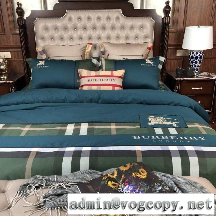 今から取り入れられるトレンド  BURBERRY 寝具4点セット バーバリー2019トレンドアイテム激安  BURBERRY