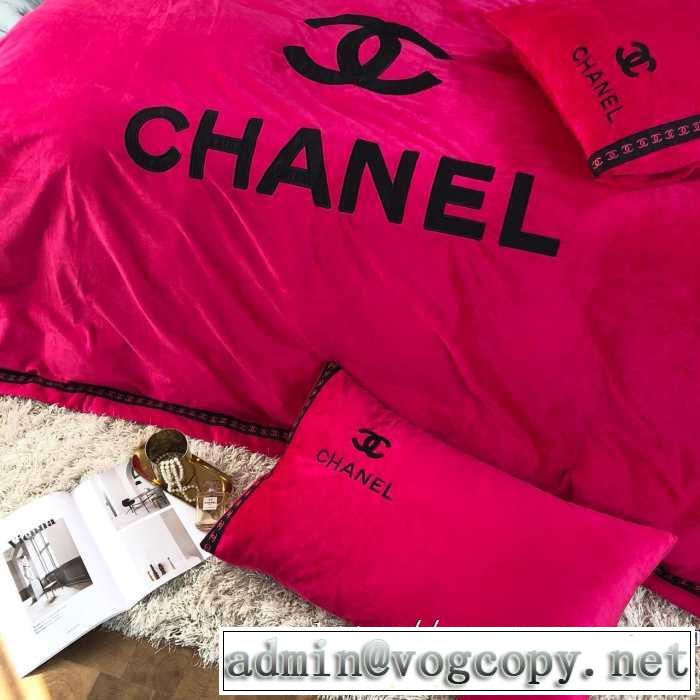2019-20秋冬取り入れやすい CH CH  寝具4点セット じわじわと人気上昇中