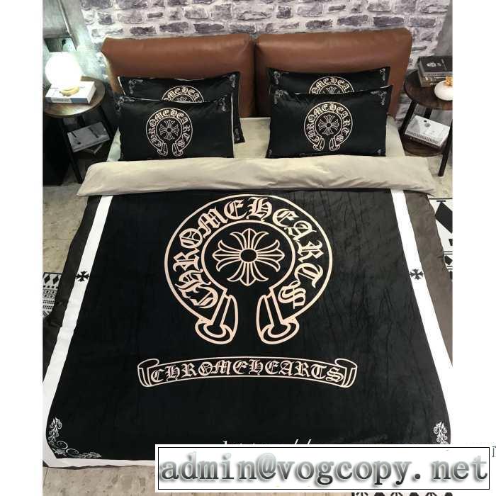 2019トレンドアイテム激安 寝具4点セット クロムハーツ2019秋断然ブランド推し CHROME HEARTS