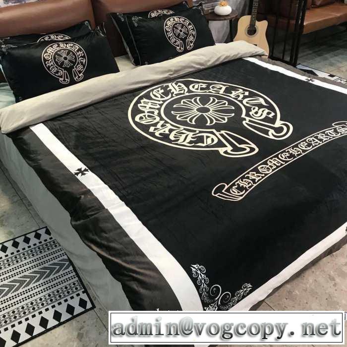 2019トレンドアイテム激安 寝具4点セット クロムハーツ2019秋断然ブランド推し CHROME HEARTS