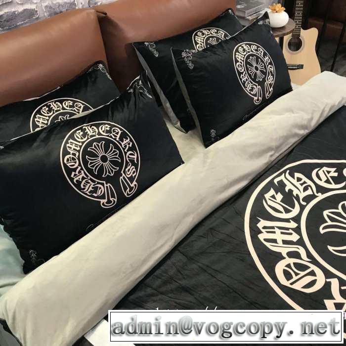 2019トレンドアイテム激安 寝具4点セット クロムハーツ2019秋断然ブランド推し CHROME HEARTS