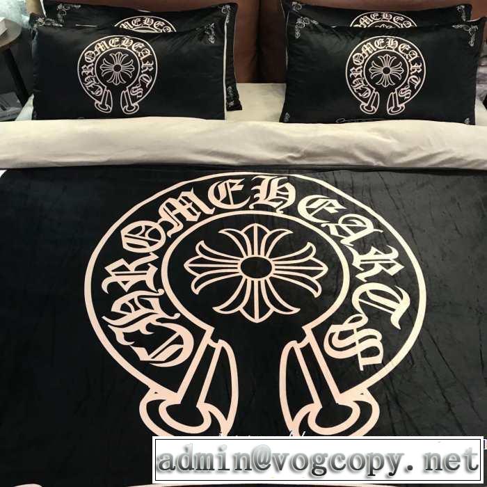 2019トレンドアイテム激安 寝具4点セット クロムハーツ2019秋断然ブランド推し CHROME HEARTS
