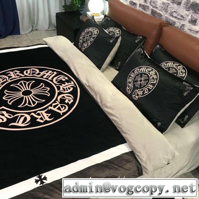 2019トレンドアイテム激安 寝具4点セット クロムハーツ2019秋断然ブランド推し CHROME HEARTS