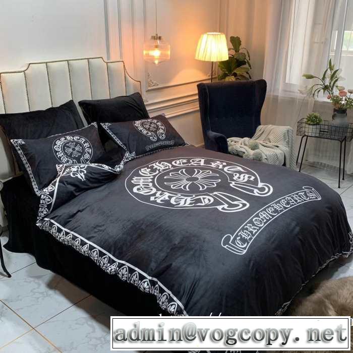 2019秋のファッショントレンドはこれ 寝具4点セット クロムハーツ CHROME HEARTS カジュアルコーデオシャレ