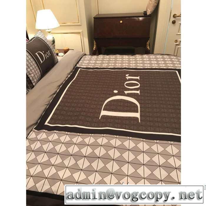 ディオール 2019秋冬人気色おすすめ DIOR 保温性が高く秋冬にはぴったり 寝具4点セット