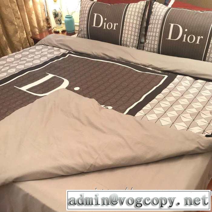 ディオール 2019秋冬人気色おすすめ DIOR 保温性が高く秋冬にはぴったり 寝具4点セット